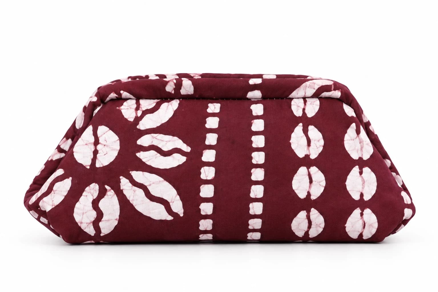 Burgundy Ọmọlúàbí Clutch