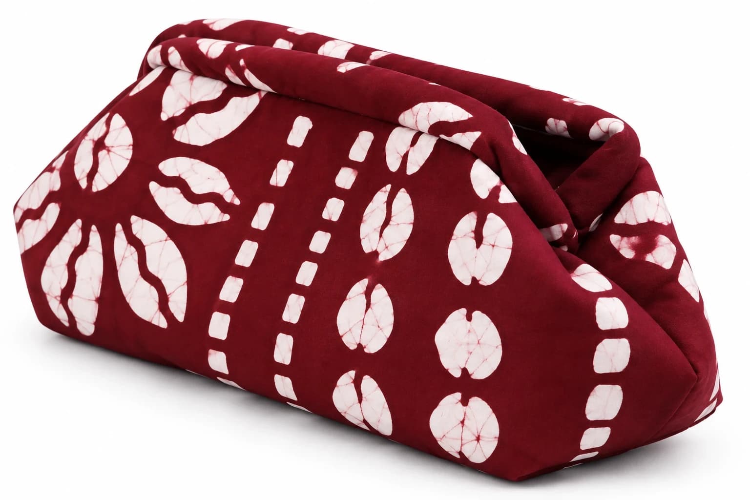 Burgundy Ọmọlúàbí Clutch — view 2