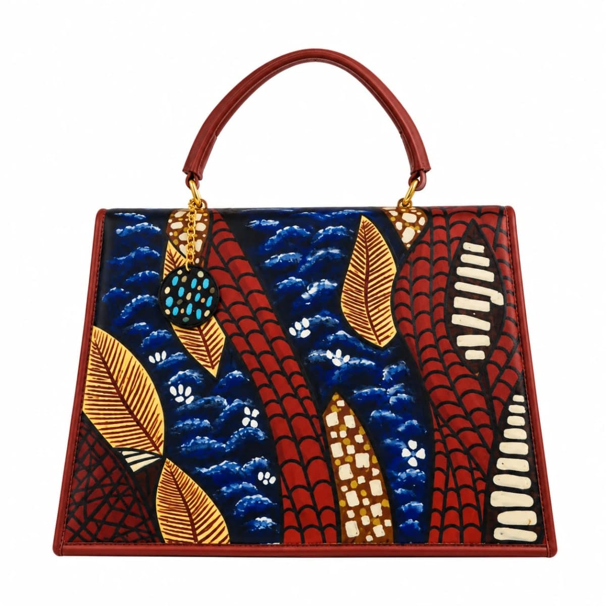 The Blue & Red Leaf Bag