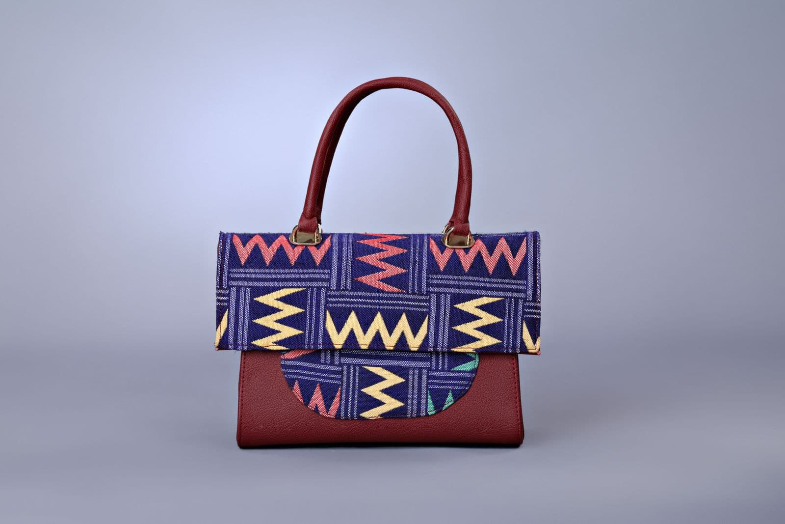 Kente Fold Mini Tote