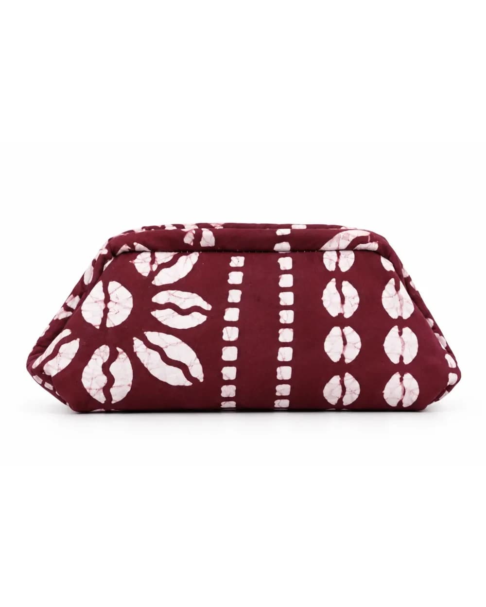 Burgundy Ọmọlúàbí Clutch